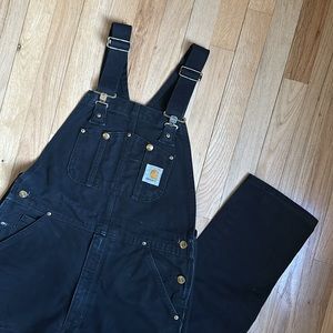 Black Carhartt Overalls